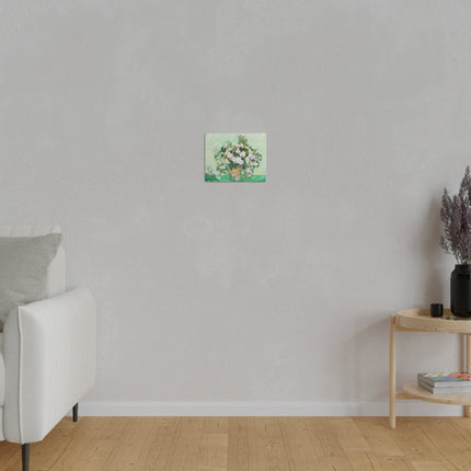 Roses by Vincent Van Gogh Matte Canvas, Stretched, 0.75"
