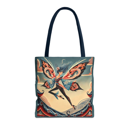 The Dragon Fairy of the Temple Tote Bag – Mythic Grace & Ancient Power