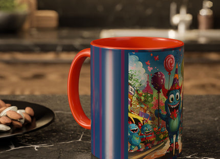 Monster Parade Madness Colorful Mugs (11oz, 15oz)