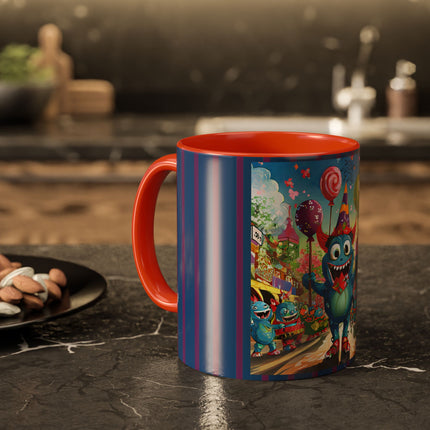 Monster Parade Madness Colorful Mugs (11oz, 15oz)