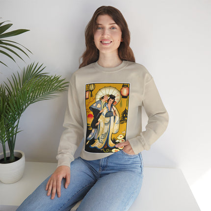 Golden Embrace Heavy Blend™ Crewneck Sweatshirt