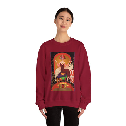 January & Garnet (from the Gem Series) by Sofia Chiostri Heavy Blend™ Crewneck Sweatshirt