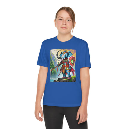 Cyberpunk Elephant Youth Competitor Tee
