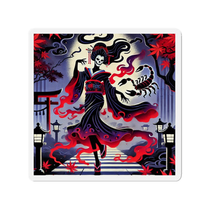 Halloween Sorceress Die-Cut Magnets (4 Sizes)