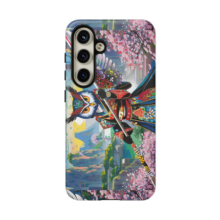 Cyberpunk Samurai Owl Phone Cases