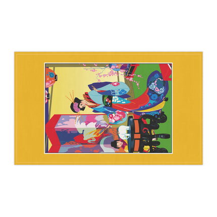 A Timeless Journey by Umberto Brunelleschi Kitchen Towel