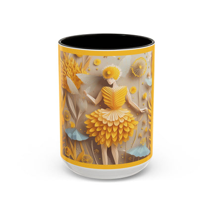 Dandelion Fairy Colorful Mugs (11oz, 15oz)
