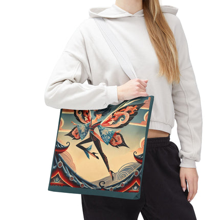 The Dragon Fairy of the Temple Tote Bag – Mythic Grace & Ancient Power