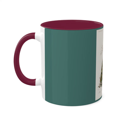 Indian Peafowl by Charles Dessalines D' Orbigny Colorful Mugs, 11oz