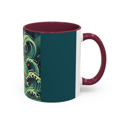 Mermaid Queen Rising from the Deep Colorful Mugs (11oz, 15oz)
