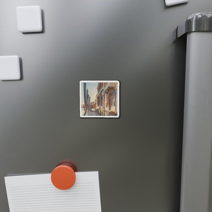 Gondola Moorings on the Grand Canal by John Singer Sargent Die-Cut Magnets (5 Sizes)
