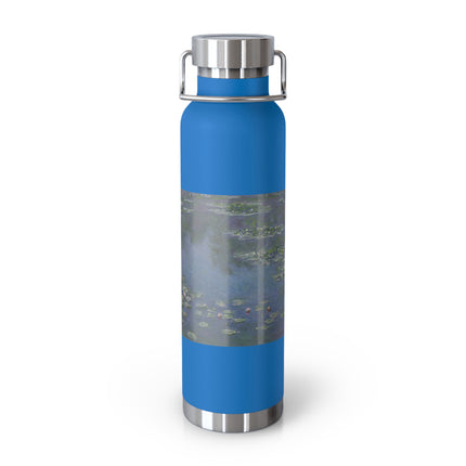 Water Lilies by Claude Monet Copper Vacuum Insulated Bottle, 22oz