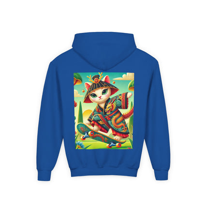 Dragon Dance on Wheels Youth Hooded Sweatshirt – Bold Motion & Fearless Style