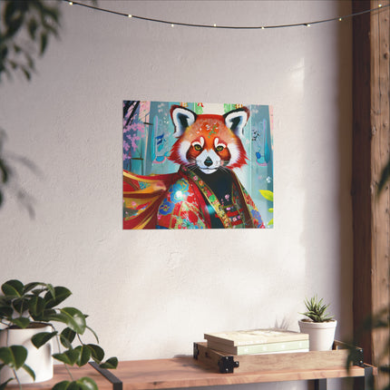 Cybernetic Red Panda Fine Art Posters
