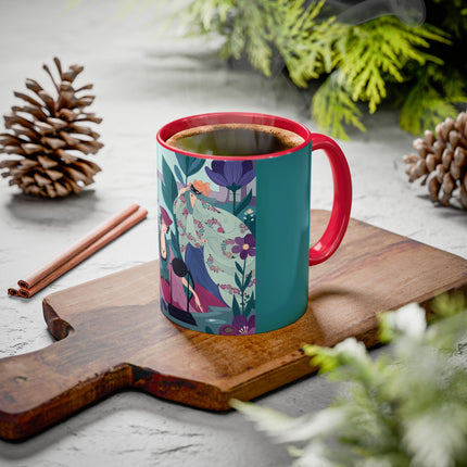 The Ladies Of The Secret Masquerade Colorful Mugs – Art Deco Floral Mystery