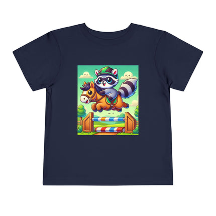 Raccoon Rider Toddler Short Sleeve Tee