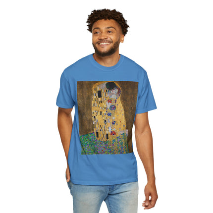 The Kiss by Gustav Klimt Unisex Garment-Dyed T-shirt