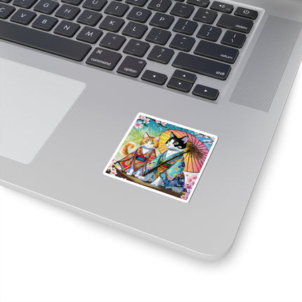 Kimono Kitties Kiss-Cut Stickers (4 Sizes)