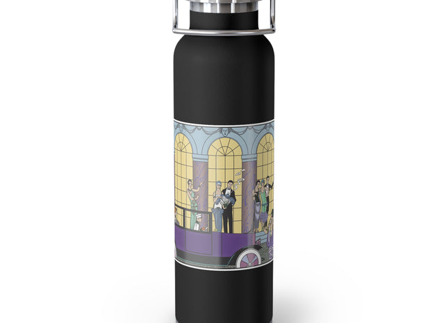 Au Revoir by George Barbier Copper Vacuum Insulated Bottle, 22oz