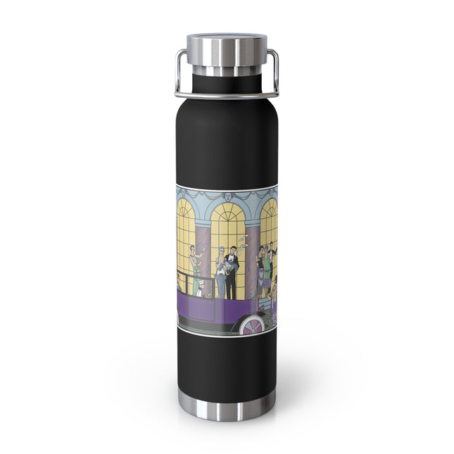 Au Revoir by George Barbier Copper Vacuum Insulated Bottle, 22oz