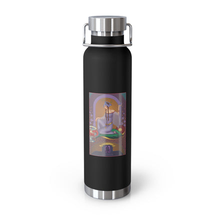 February & Amethyst (from the Gem Series) by Sofia Chiostri Copper Vacuum Insulated Bottle, 22oz