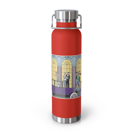Au Revoir by George Barbier Copper Vacuum Insulated Bottle, 22oz