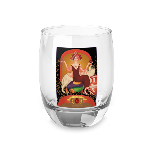 January & Garnet (from the Gem Series) by Sofia Chiostri Whiskey Glass