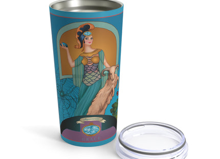 March & Aquamarine (Gem Series) by Sofia Chiostri Tumbler 20oz