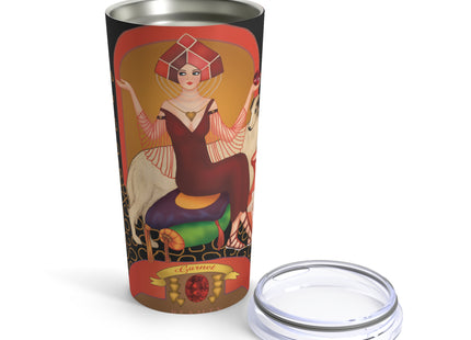 January & Garnet (from the Gem Series) by Sofia Chiostri Tumbler 20oz