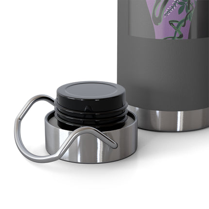 Purple Glazed Porcelain Vase Copper Vacuum Insulated Bottle, 22oz