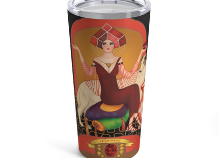 January & Garnet (from the Gem Series) by Sofia Chiostri Tumbler 20oz
