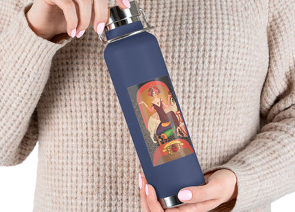 January & Garnet (from the Gem Series) by Sofia Chiostri Copper Vacuum Insulated Bottle, 22oz