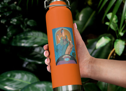 March & Aquamarine (Gem Series) by Sofia Chiostri Copper Vacuum Insulated Bottle, 22oz