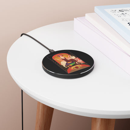 January & Garnet (from the Gem Series) by Sofia Chiostri Wireless Charger