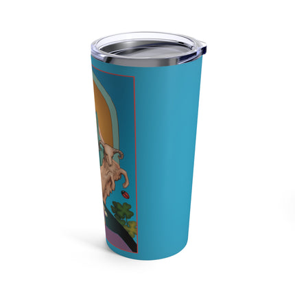 March & Aquamarine (Gem Series) by Sofia Chiostri Tumbler 20oz
