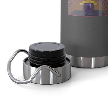 February & Amethyst (from the Gem Series) by Sofia Chiostri Copper Vacuum Insulated Bottle, 22oz