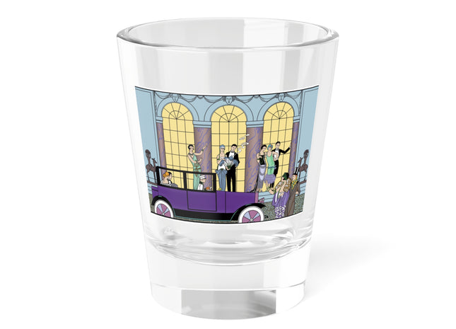 Au Revoir by George Barbier Shot Glass, 1.5oz