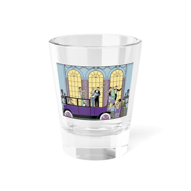 Au Revoir by George Barbier Shot Glass, 1.5oz