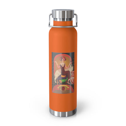 January & Garnet (from the Gem Series) by Sofia Chiostri Copper Vacuum Insulated Bottle, 22oz