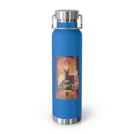 January & Garnet (from the Gem Series) by Sofia Chiostri Copper Vacuum Insulated Bottle, 22oz
