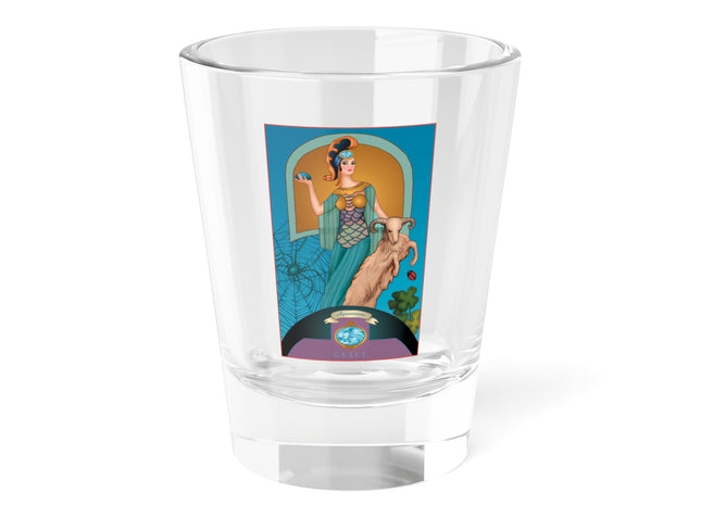 March & Aquamarine (Gem Series) by Sofia Chiostri Shot Glass, 1.5oz