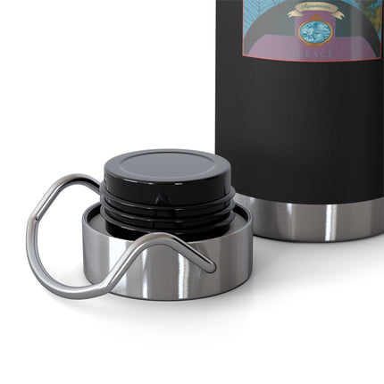 March & Aquamarine (Gem Series) by Sofia Chiostri Copper Vacuum Insulated Bottle, 22oz