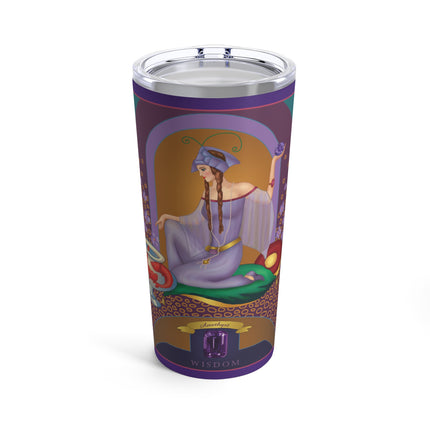 February & Amethyst (from the Gem Series) by Sofia Chiostri Tumbler 20oz