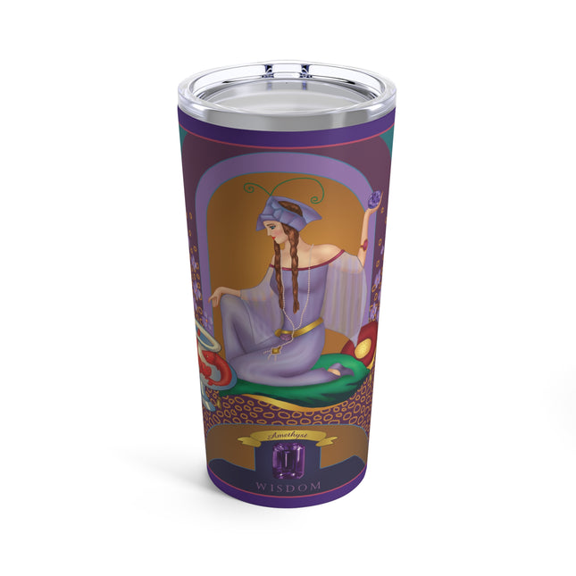 February & Amethyst (from the Gem Series) by Sofia Chiostri Tumbler 20oz