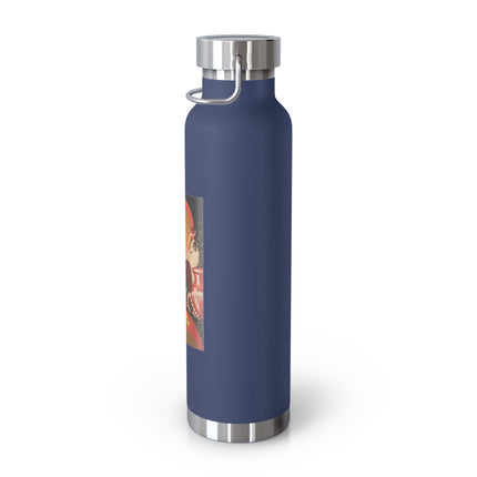January & Garnet (from the Gem Series) by Sofia Chiostri Copper Vacuum Insulated Bottle, 22oz
