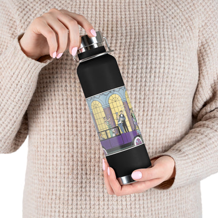 Au Revoir by George Barbier Copper Vacuum Insulated Bottle, 22oz