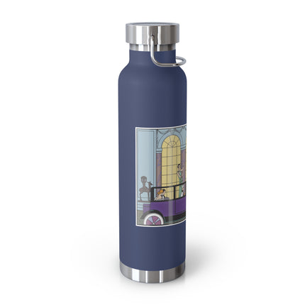 Au Revoir by George Barbier Copper Vacuum Insulated Bottle, 22oz
