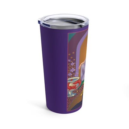 February & Amethyst (from the Gem Series) by Sofia Chiostri Tumbler 20oz