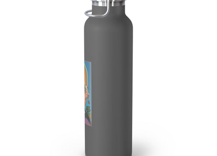 March & Aquamarine (Gem Series) by Sofia Chiostri Copper Vacuum Insulated Bottle, 22oz