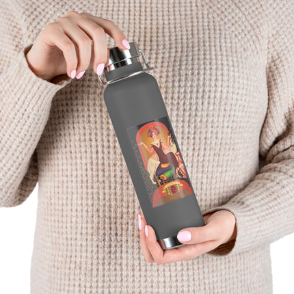 January & Garnet (from the Gem Series) by Sofia Chiostri Copper Vacuum Insulated Bottle, 22oz